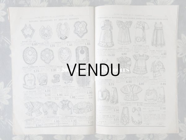 画像11: アンティーク サマリテーヌのカタログ　メスルリー＆ タペストリー & 刺繍 MERCERIE OUVRAGES DE DAMES ETE 1914 - SAMARITAINE -  (11)