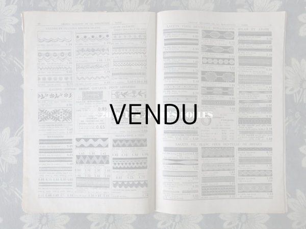 画像6: アンティーク サマリテーヌのカタログ　メスルリー＆ タペストリー & 刺繍 MERCERIE OUVRAGES DE DAMES ETE 1914 - SAMARITAINE -  (6)