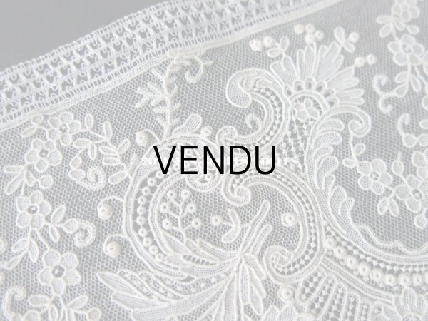 画像5: 19世紀末 未使用 アンティーク ニードルレース ポワンドガーズ 新品同様 【 ポワン・ド・ガーズ】 360cm (5)