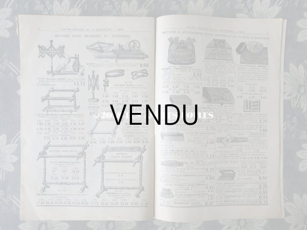 画像8: アンティーク サマリテーヌのカタログ　メスルリー＆ タペストリー & 刺繍 MERCERIE OUVRAGES DE DAMES ETE 1914 - SAMARITAINE -  (8)