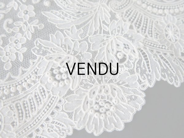 画像4: 19世紀末 未使用 アンティーク ニードルレース ポワンドガーズ 新品同様 【 ポワン・ド・ガーズ】 360cm (4)