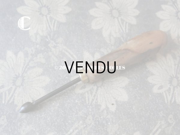 画像6: 19世紀 アンティーク こて 古いコサージュ店  造花 (6)