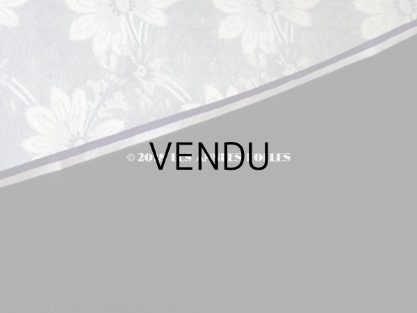 画像6: 19世紀末 アンティーク ファブリック シルク製 ベルベット 黒 72×50cm　 (6)