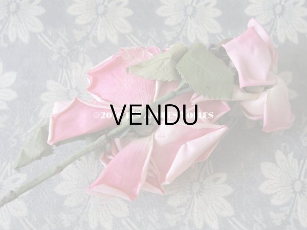 画像4: 19世紀末 アンティーク  一輪の薔薇のコサージュ (4)