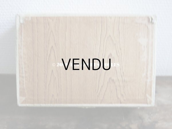 画像13: 1900年代 アンティーク カルトナージュチェスト  薔薇のガーランド (13)