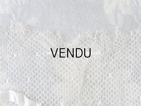 画像5: 1900年代 アンティーク フリル付レース ドレスの裾  1.25m  (5)