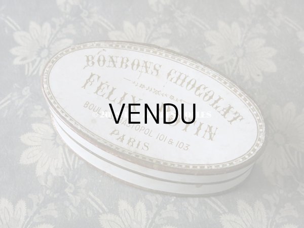 画像2: 19世紀末 アンティーク ボンボンショコラの紙箱 BONBONS CHOCOLAT -FELIX POTIN PARIS- (2)