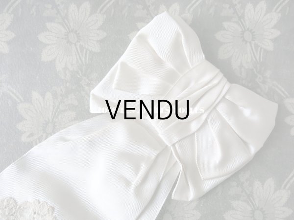 画像4: 1900年代 アンティーク ポワン・ド・ローズ＆デュセスレースの装飾入り コミュニオンの腕章　【ポワン・ド・ローズ】 (4)