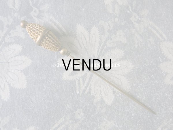 画像3: 【クリスマスセール2018対象外】 1900年代 アンティーク ハットピン エパングル  (3)