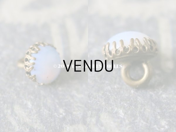 画像6: 【クリスマスセール2018対象外】 アンティーク ドール用 極小 ボタン 7mm 6ピースのセット オパールカラー (6)