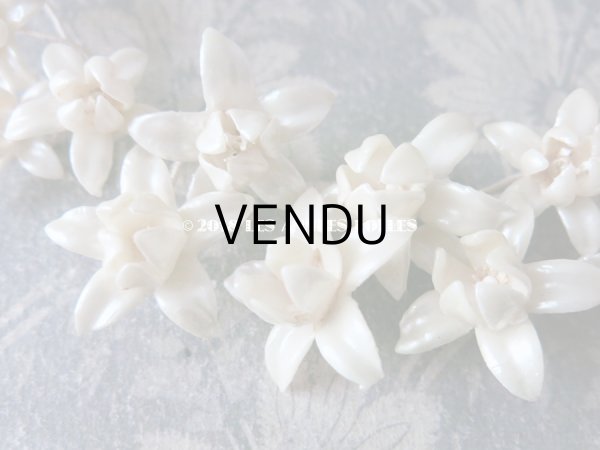 画像6: 【クリスマスセール2018対象外】 1920年代 アンティーク パール加工のワックスフラワーのヘッドリース & 小さなブーケのセット ウェディング 結婚式 ティアラ (6)