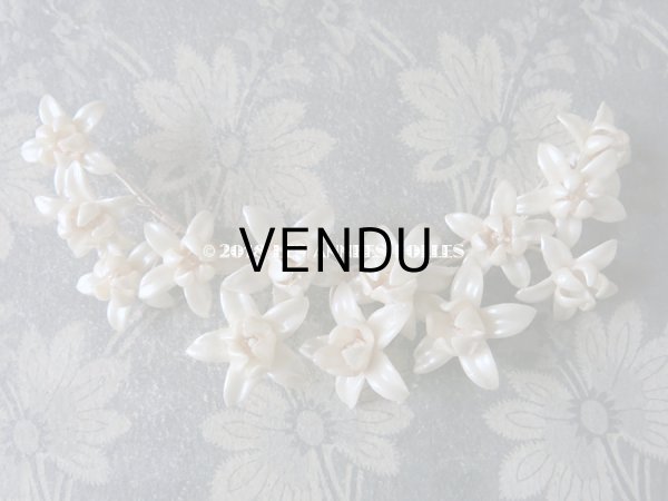 画像3: 【クリスマスセール2018対象外】 1920年代 アンティーク パール加工のワックスフラワーのヘッドリース & 小さなブーケのセット ウェディング 結婚式 ティアラ (3)