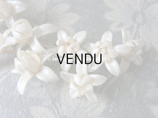 画像7: 【クリスマスセール2018対象外】 1920年代 アンティーク パール加工のワックスフラワーのヘッドリース & 小さなブーケのセット ウェディング 結婚式 ティアラ (7)