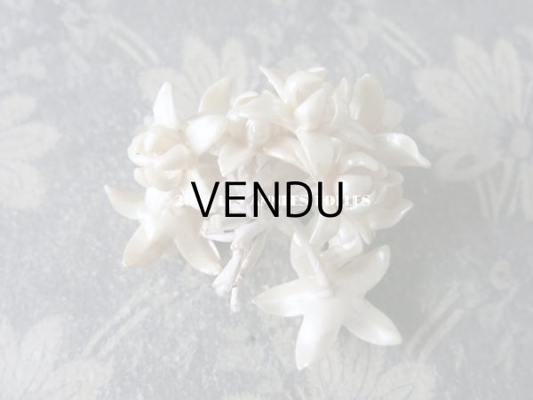 画像8: 【クリスマスセール2018対象外】 1920年代 アンティーク パール加工のワックスフラワーのヘッドリース & 小さなブーケのセット ウェディング 結婚式 ティアラ (8)