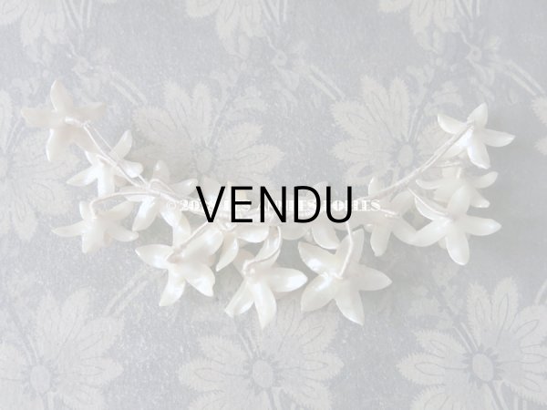 画像4: 【クリスマスセール2018対象外】 1920年代 アンティーク パール加工のワックスフラワーのヘッドリース & 小さなブーケのセット ウェディング 結婚式 ティアラ (4)