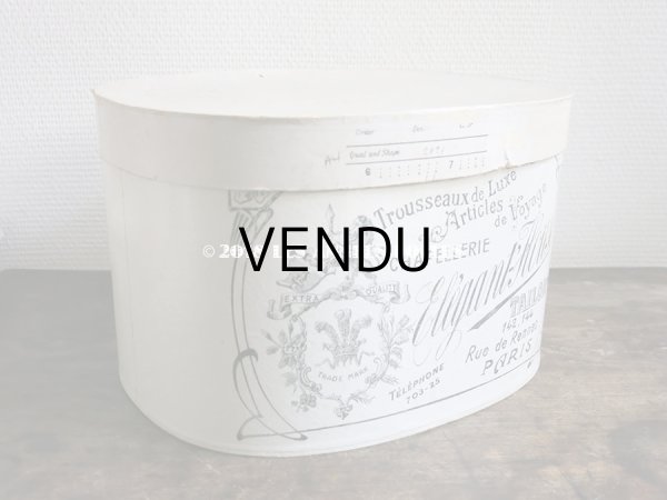 画像13: アンティーク ハットボックス  (13)