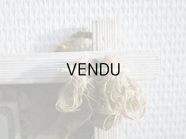 画像7: 1900年代 アンティーク　カルトナージュのラック ミラー付 フリル＆薔薇模様 (7)