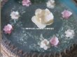画像4: 19世紀 アンティーク 淡いピンク＆白い薔薇のガラス箱   ドラジェ & チョコレート  付けボクロ (4)