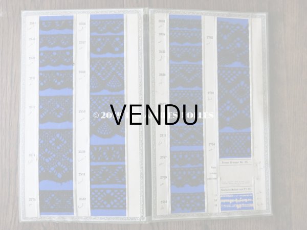 画像12: 1900年代 アンティーク レースのサンプラー  508種　32ページ (12)