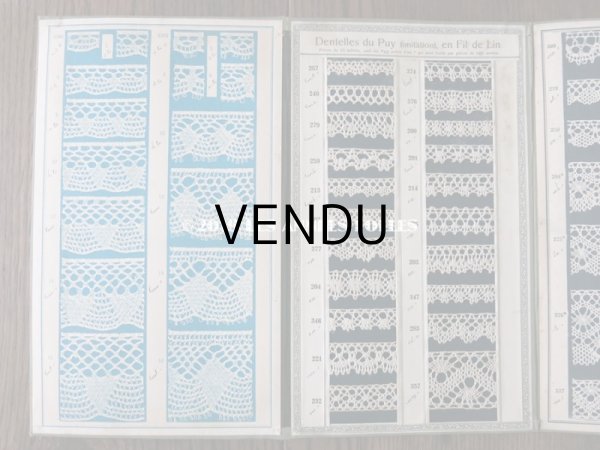 画像6: 1900年代 アンティーク レースのサンプラー  508種　32ページ (6)