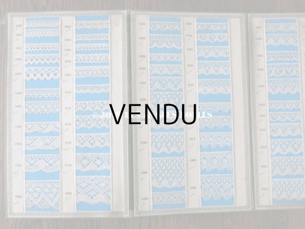画像15: 1900年代 アンティーク レースのサンプラー  508種　32ページ (15)