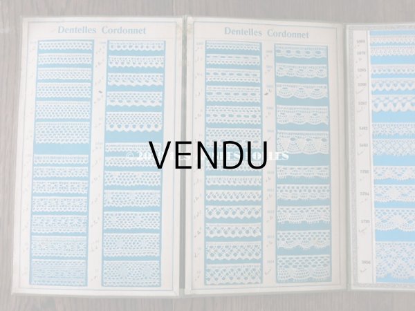 画像14: 1900年代 アンティーク レースのサンプラー  508種　32ページ (14)