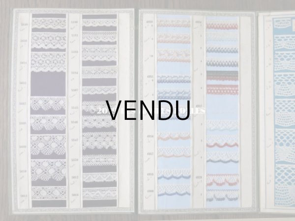 画像5: 1900年代 アンティーク レースのサンプラー  508種　32ページ (5)