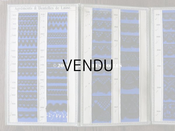 画像9: 1900年代 アンティーク レースのサンプラー  508種　32ページ (9)