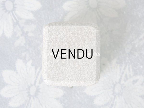 画像3: アンティーク ジュエリーボックス 金彩入り グレー リングボックス (3)