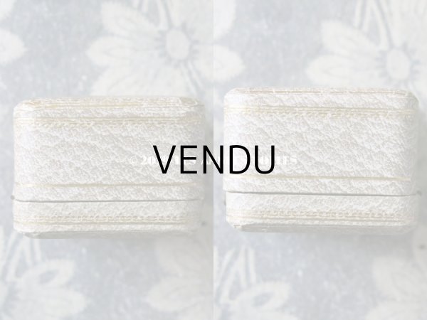 画像5: アンティーク ジュエリーボックス 金彩入り グレー リングボックス (5)