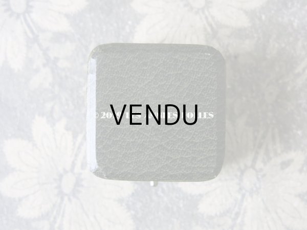 画像4: アンティーク ジュエリーボックス 金彩入り グリーン (4)