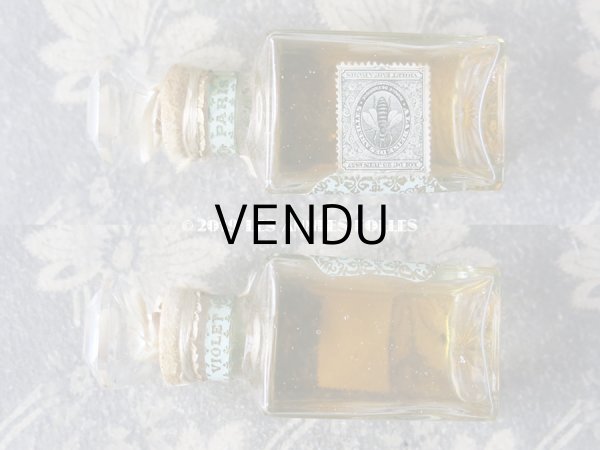 画像14: 1924年 アンティーク パフュームボトル 箱入り ESSANCE EXTRA CHYPRE - VIOLET PARIS - (14)