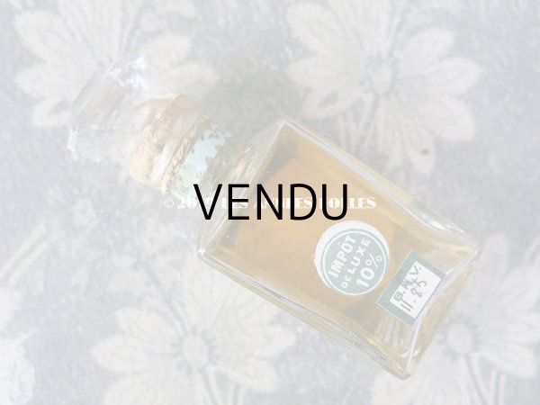 画像13: 1924年 アンティーク パフュームボトル 箱入り ESSANCE EXTRA CHYPRE - VIOLET PARIS - (13)