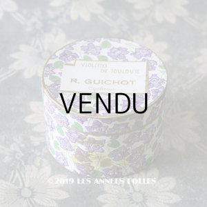 画像: アンティーク 菫の砂糖菓子の紙箱 VIOLETTES DE TOULOUSE