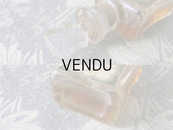 画像8:  アンティーク パフュームボトル 箱入り EXTRAIT CONCENTRE VIOLETTE - GELLE FRERES PARIS - (8)