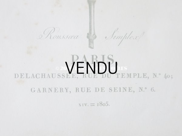 画像6: 1805年 初版 薔薇の画家 ルドゥテの植物画 65枚【 ジャン=ジャック・ルソーの植物学 】 BOTANIQUE DE J.J.ROUSSEAU (6)