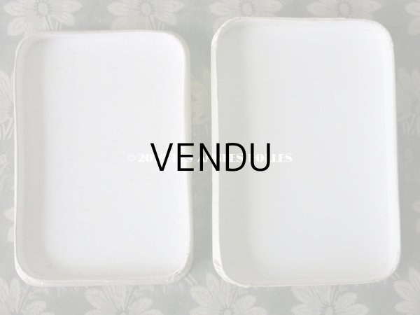 画像3: アンティーク シルク製 ドラジェのボックス 薔薇とリボンのガーランド LA TOILETTE HELENE (3)