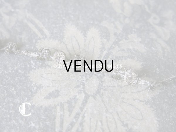 画像11: 1920年代 アンティーク メタル製 薔薇のロココトリム ロココリボン  (11)