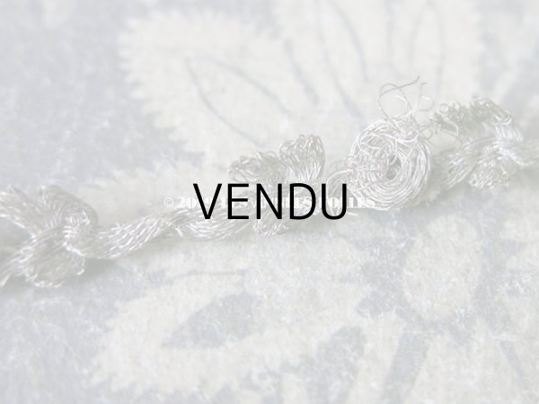 画像10: 1920年代 アンティーク メタル製 薔薇のロココトリム ロココリボン  (10)