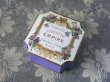 画像1: 未使用 アンティーク 菫のパウダーボックス POUDRE DE RIZ VIOLETTE EMPIRE - PARFUMERIE ERIZMA PARIS - (1)