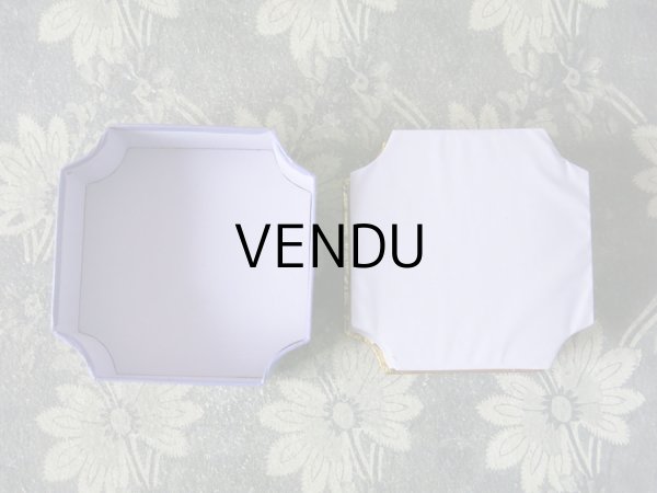 画像7: 未使用 アンティーク 菫のパウダーボックス POUDRE DE RIZ VIOLETTE EMPIRE - PARFUMERIE ERIZMA PARIS - (7)