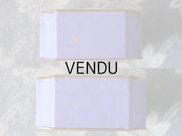 画像5: 未使用 アンティーク 菫のパウダーボックス POUDRE DE RIZ VIOLETTE EMPIRE - PARFUMERIE ERIZMA PARIS - (5)