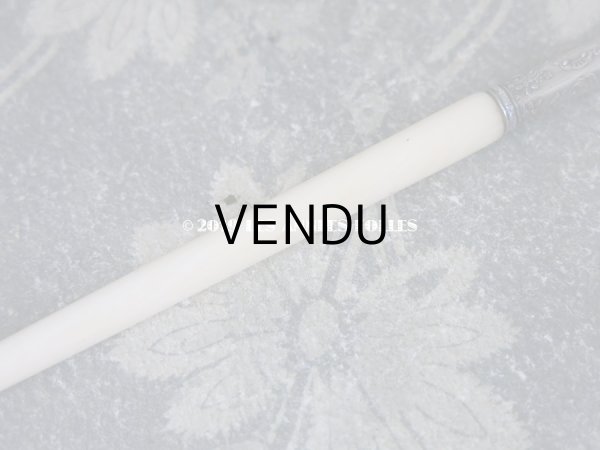 画像4: 1900年代 アンティーク ペン軸 ロカイユ装飾 (4)