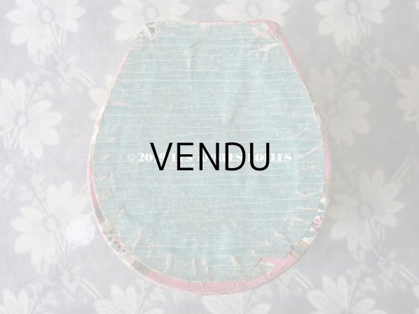 画像5: 1920年代 アンティーク 薔薇の花かご　カルトナージュボックス  (5)