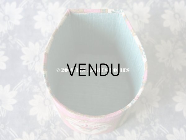 画像11: 1920年代 アンティーク 薔薇の花かご　カルトナージュボックス  (11)