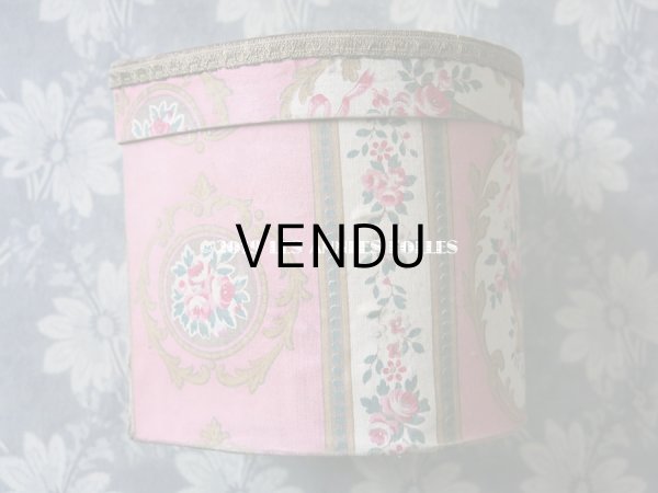 画像7: 1920年代 アンティーク 薔薇の花かご　カルトナージュボックス  (7)