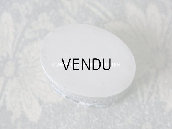 画像4: 1900年代　アンティーク パウダーケース 薔薇の花かご ローズバスケット (4)