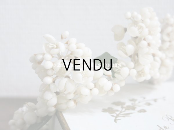 画像6: アンティーク ワックスフラワーのヘッドリース ウェディング 結婚式 ティアラ (6)