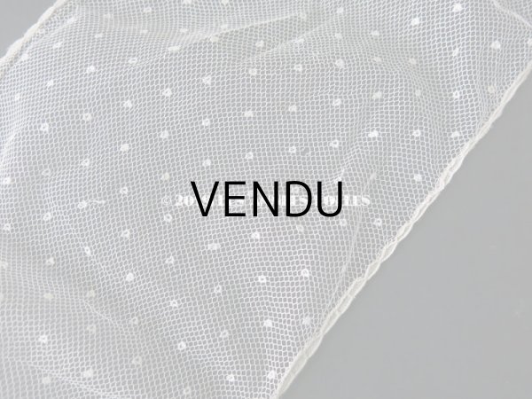 画像9: 19世紀　アンティーク ポワンドローズ のクラヴァット  【ポワン・ド・ローズ】 【ポワン・ド・ガーズ】  (9)