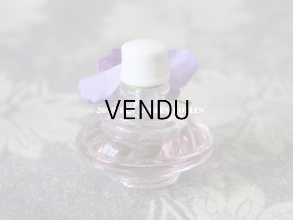 画像2: アンティーク とても小さな 菫のパフュームボックス＆ボトル ESSENCE VIOLETTE DE TOULOUSE - BERDOUES FRANCE - (2)